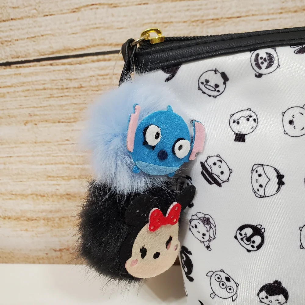 NWT Disney TSUM TSUM Cosmetic Zipper Bag 2 Piece Set - Picture 3 of 9